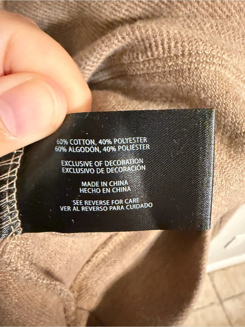 Banana Republic Men’s Zip-Up Sweater in Camel Brown